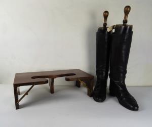 Campaign Military Mahogany Boot Jack by Palmer & Co London